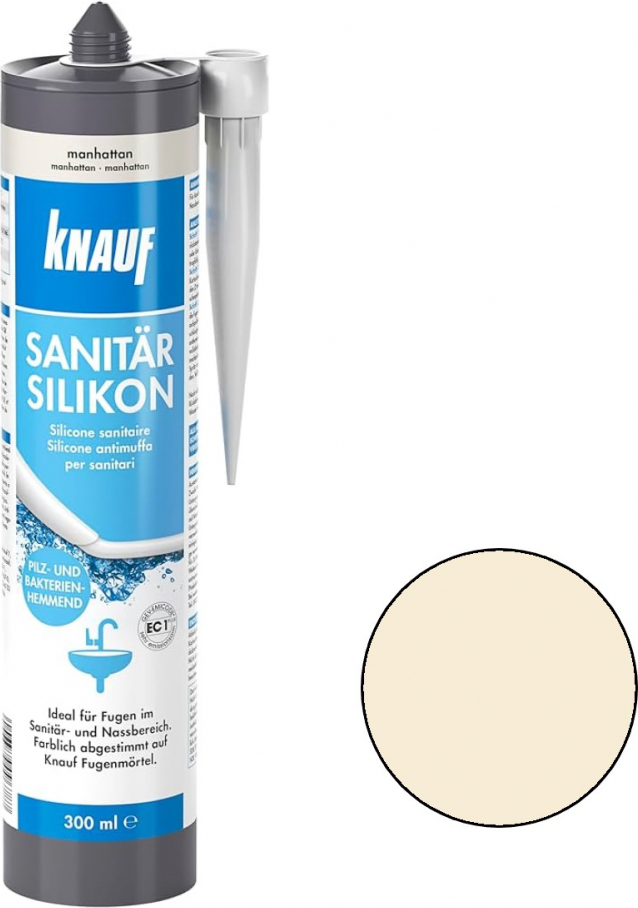 Knauf Sanitar-Silicon Silikona hermētiķis, anemones, 300ml