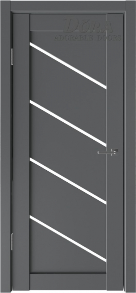 Dora Diagonal-1, PVC Pārklājuma, Durvju Komplekts
