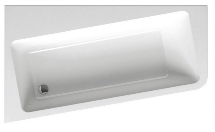 Ravak vanna 10°, 1600x950 mm, kreisā