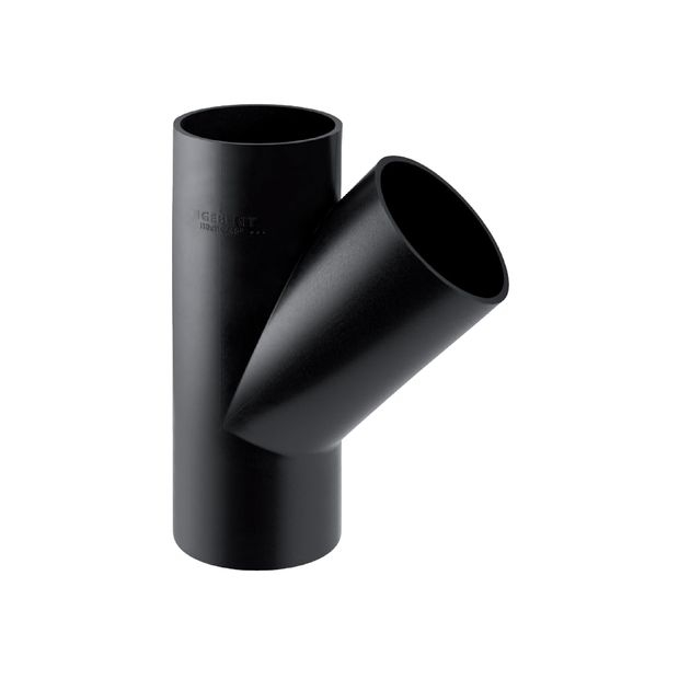 Geberit HDPE Iekšējās kanalizācijas trejgabals 45°