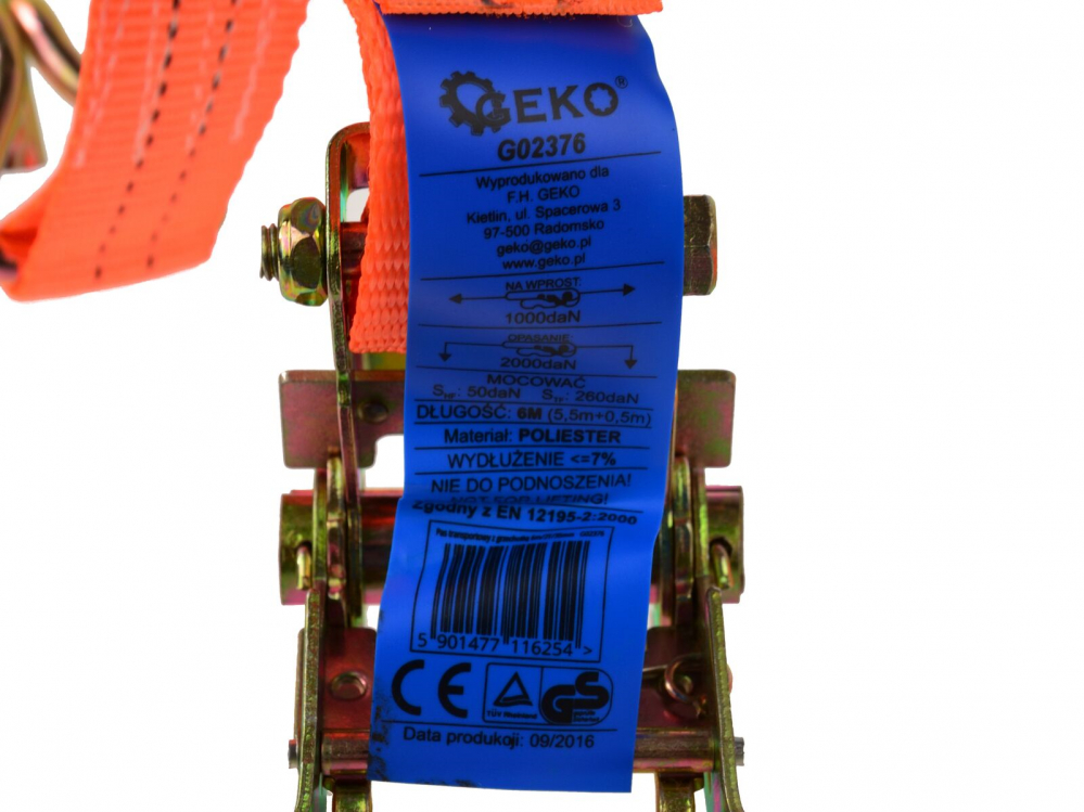 Geko Bagāžas siksna 6m/2t/35mm