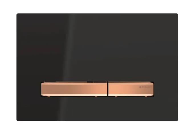 Geberit taustiņš Sigma50, 246x164 mm, melns/red
