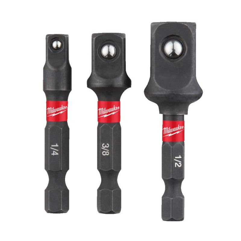 Milwaukee Accessories 3-daļīgs adapteru komplekts MILWAUKEE