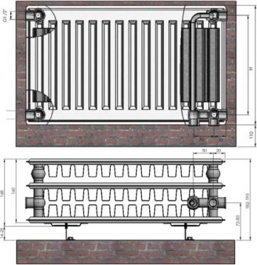 Radiators 33x400x600 VCO Termolux