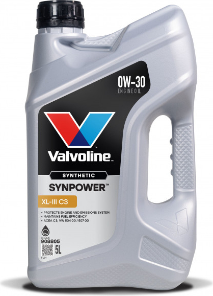 Valvoline Motoreļļa Synpower Xl-III C3 0W30