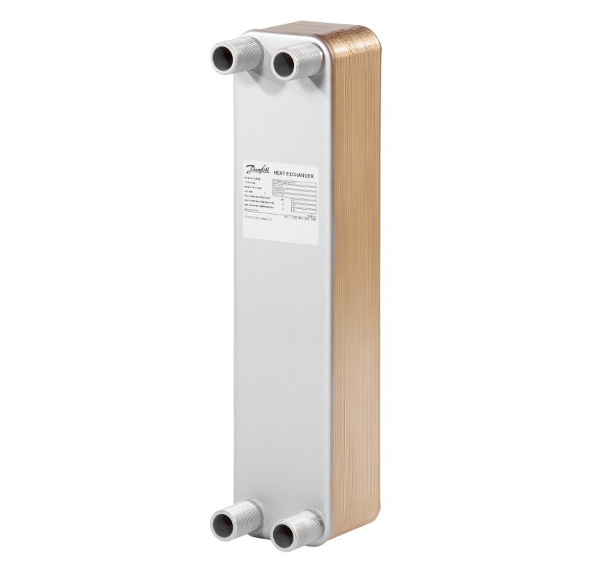 Danfoss mikroplākšņu siltummainis, XB37H-1, plākšņu skaits: