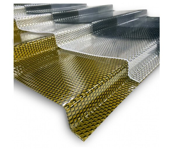 MK Profilētā polikarbonāta jumta loksnes DIAMOND