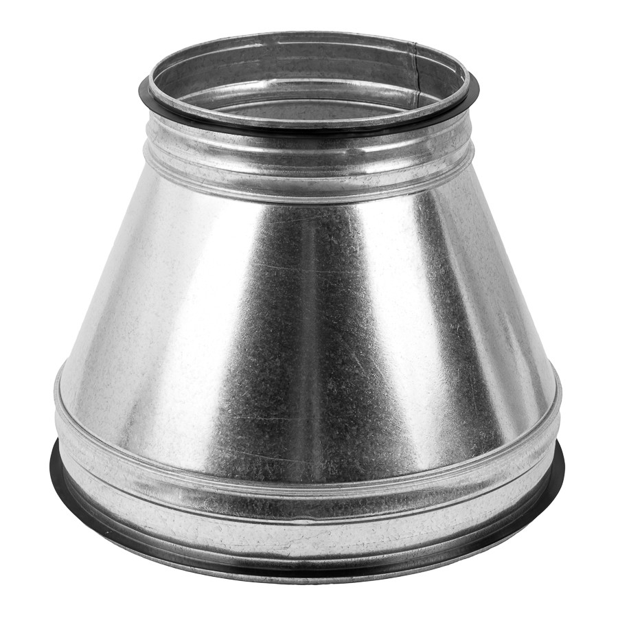 Europlast pāreja metāla, Ø160-Ø80mm ar gumijām