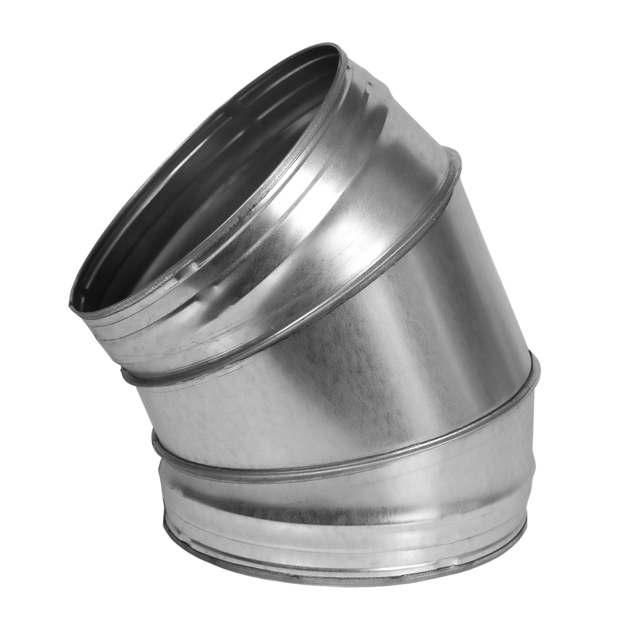 Europlast līkums metāla, 45°- Ø200mm bez
