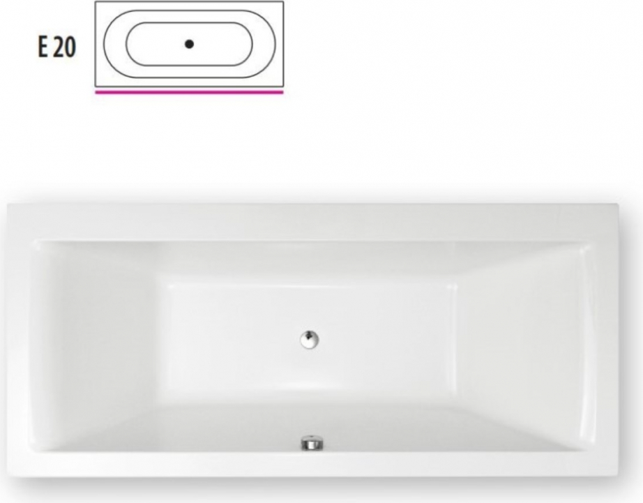 Balteco vanna Forma, 1900x860 mm, ar