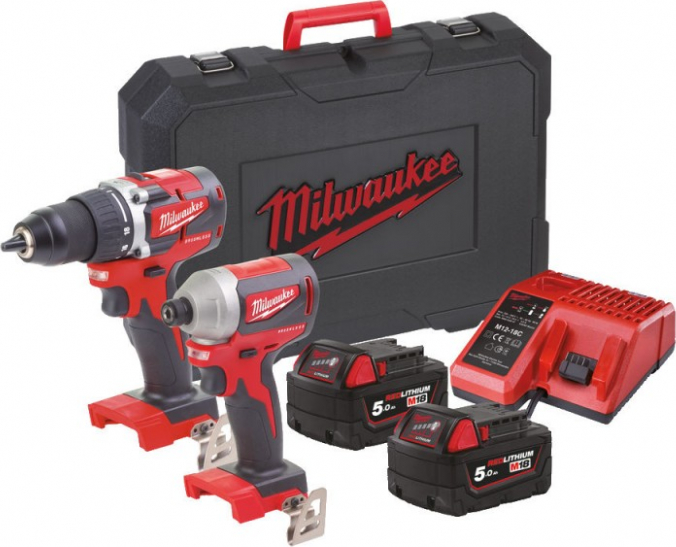 Milwaukee Akumulatora skrūvgriežu komplekts MILWAUKEE M18