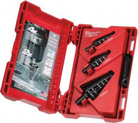 Milwaukee Accessories Pakāpjurbju 3 daļu komplekts